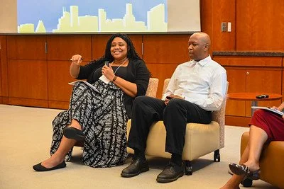 Last week, The National Center for Smart Growth (NCSG) @univofmaryland held a regional event, Affordable and Connected Communities: Transit, Development and Anti-Displacement in the Mid-Atlantic. 
.
Lea, our Founder and CEO was on a panel discussing 