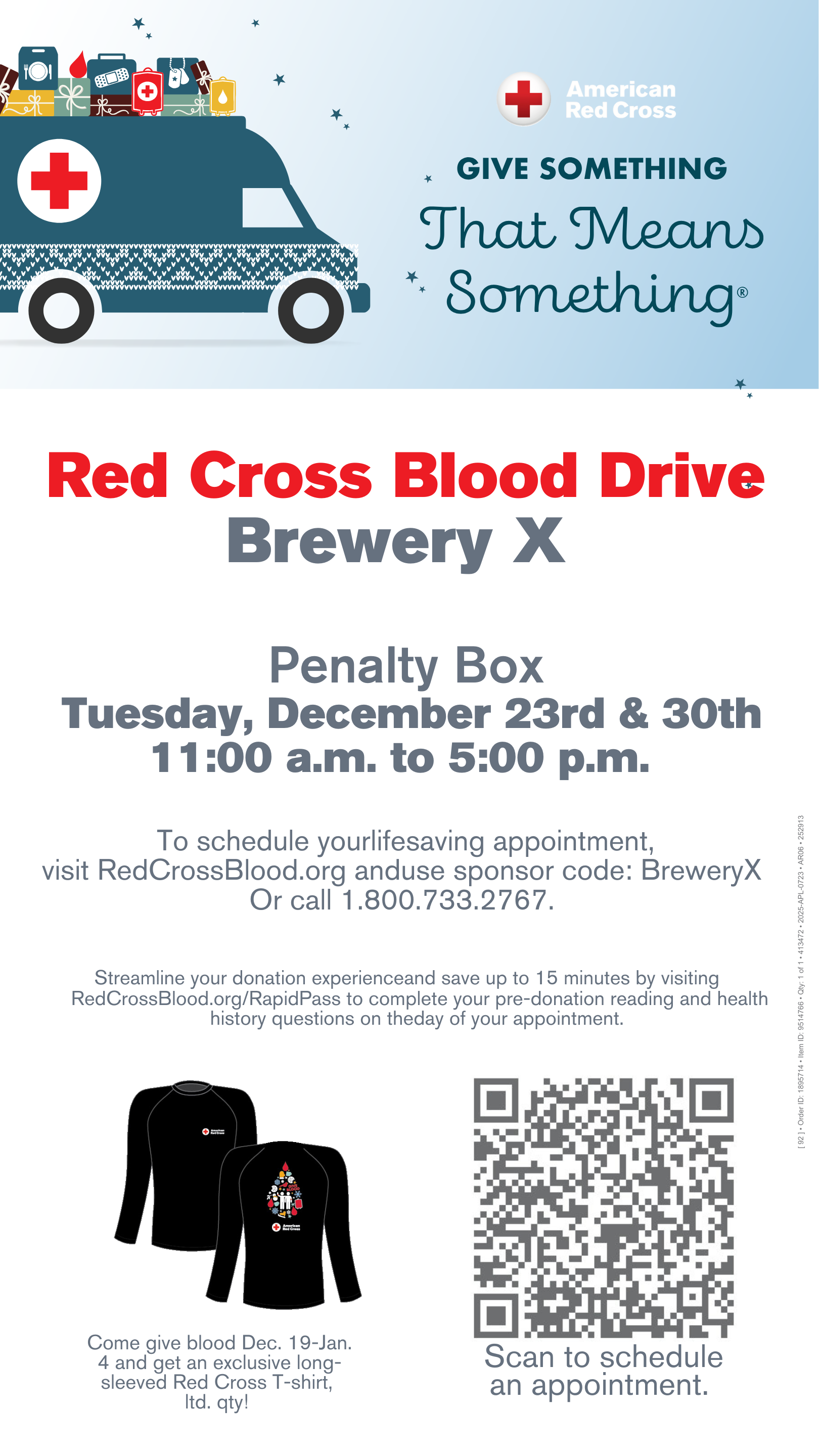 Red Cross Blood Drive 