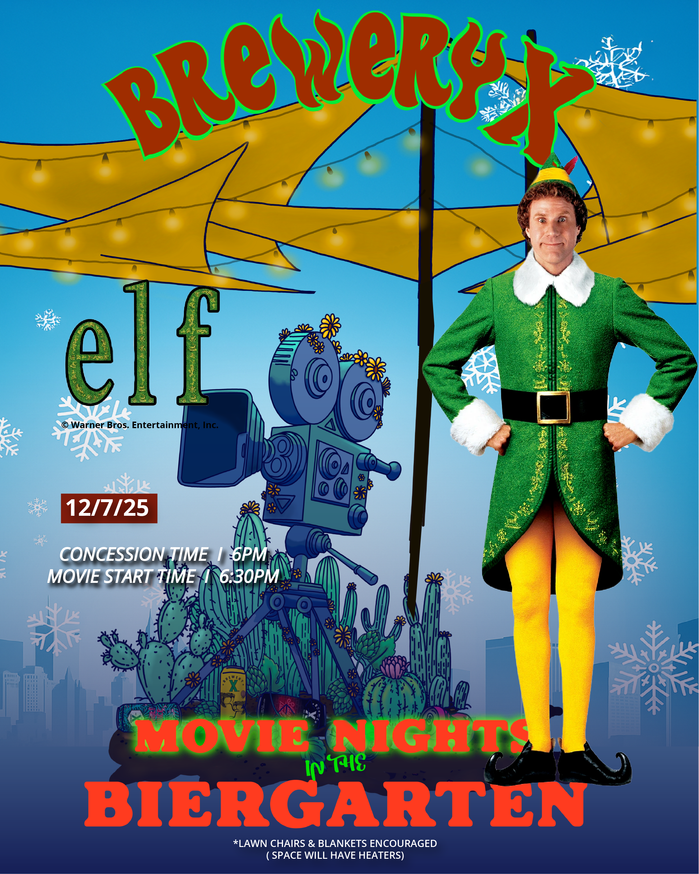 Movie In The Biergarten: Elf