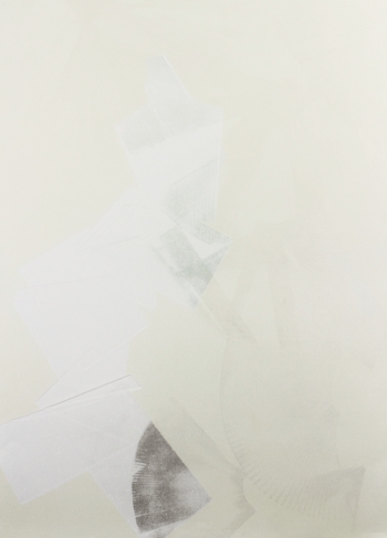  Monotype with Blind Emboss and Opalescent Dusting 39.5 x 27.75” 