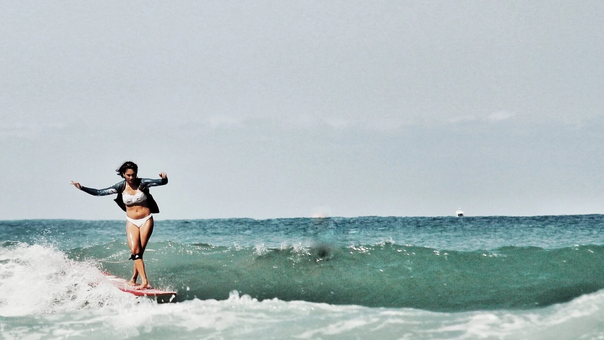 The woman of surfing