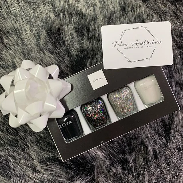 Give The Gift of Personalized Experience! Receive a Zoya Nail Polish Gift Set($30 Value) with a $50 Gift Card purchase. Christmas is a week away! Don&rsquo;t wait until the last minute! While supplies last. Cute Dog Not Included.
.
.
.
#Zoya #EveryDa