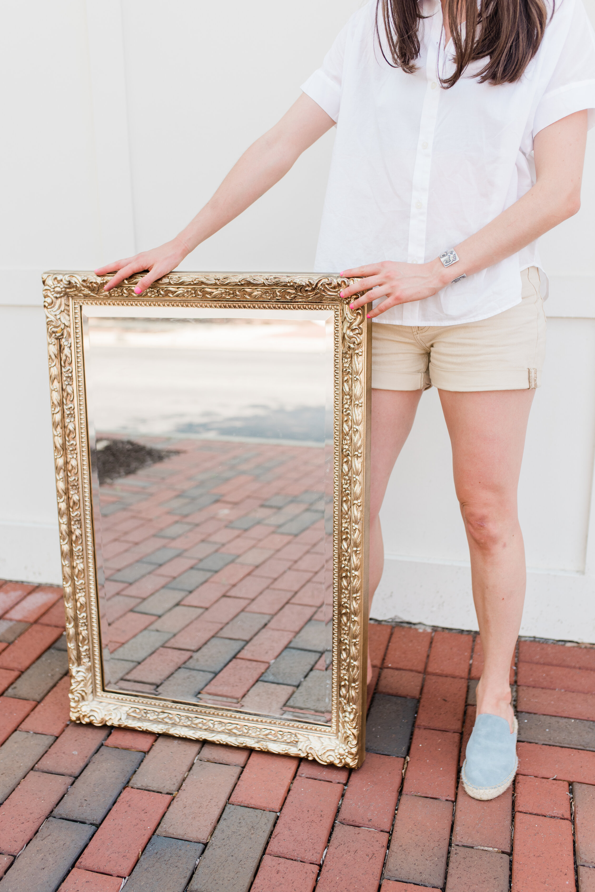 Gold Frame Mirror #1