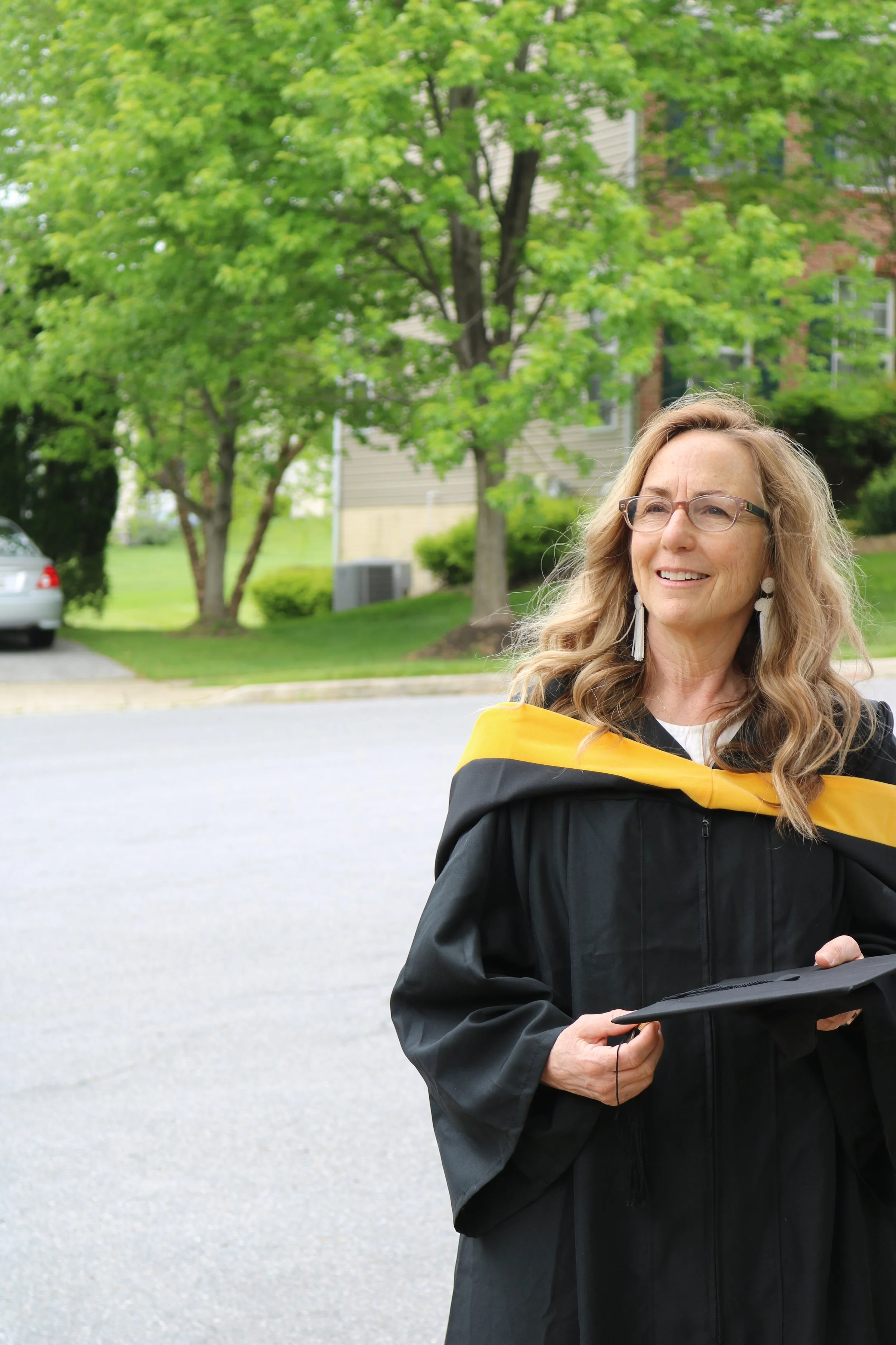 My mom's COVID graduation