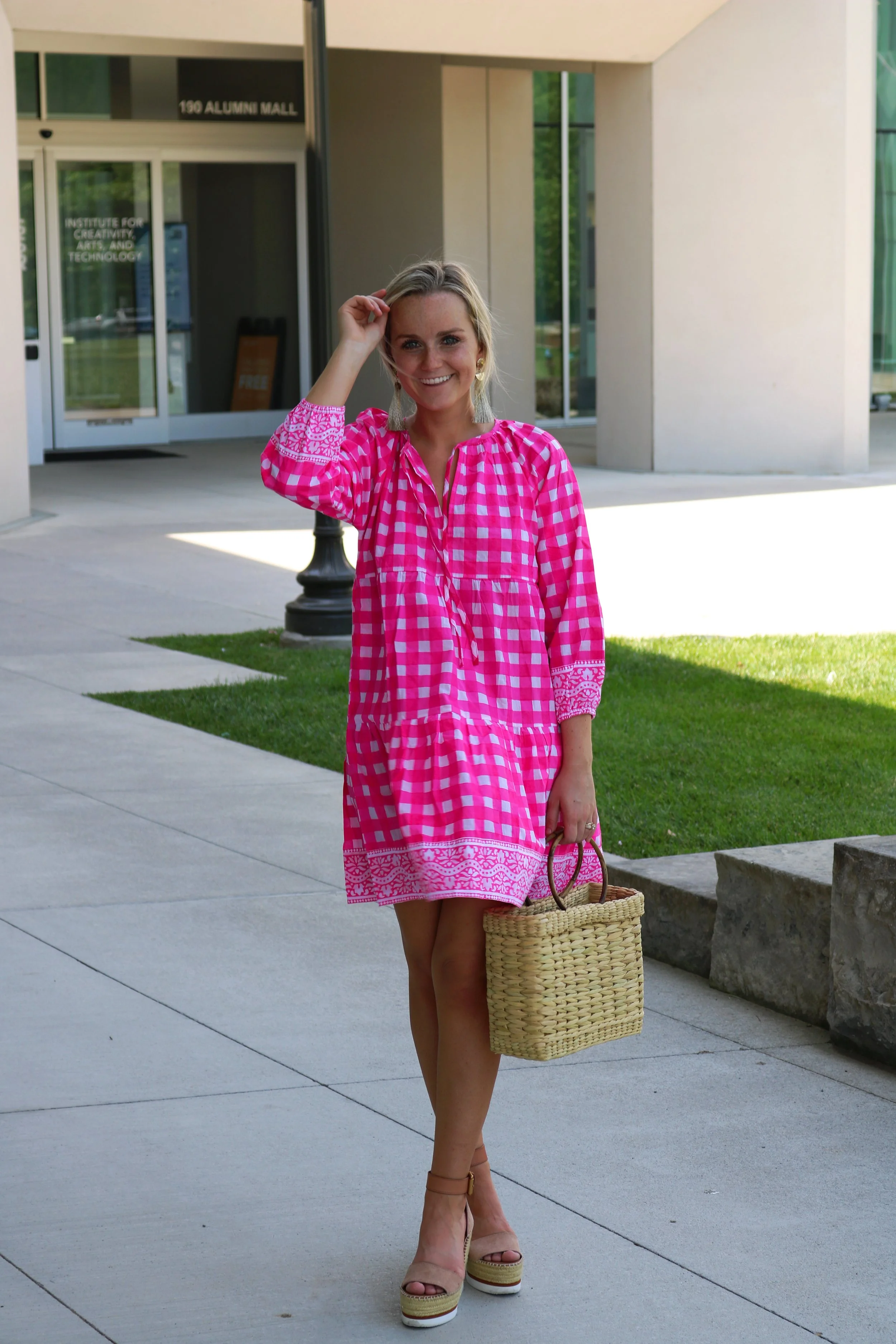 SZ Blockprints Hot Pink Mini