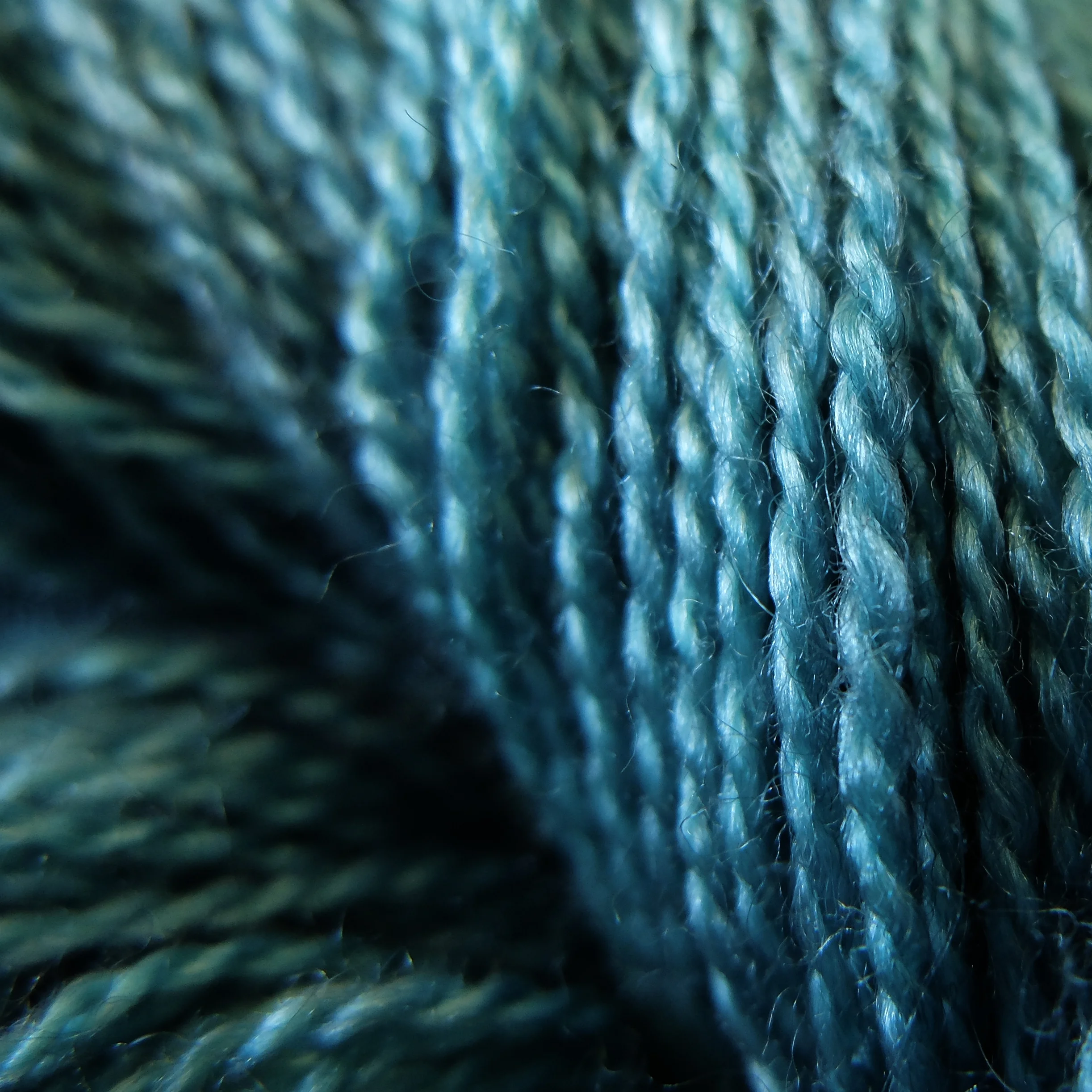 Ice one night old on Lace - BFL/Silk