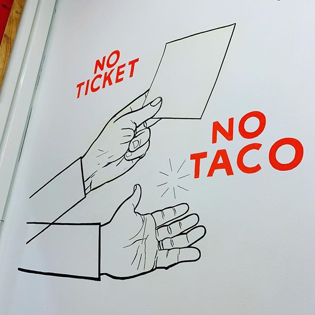 Simple. #noticketnotaco #lostacosnumerouno #tacos #newyorkfood