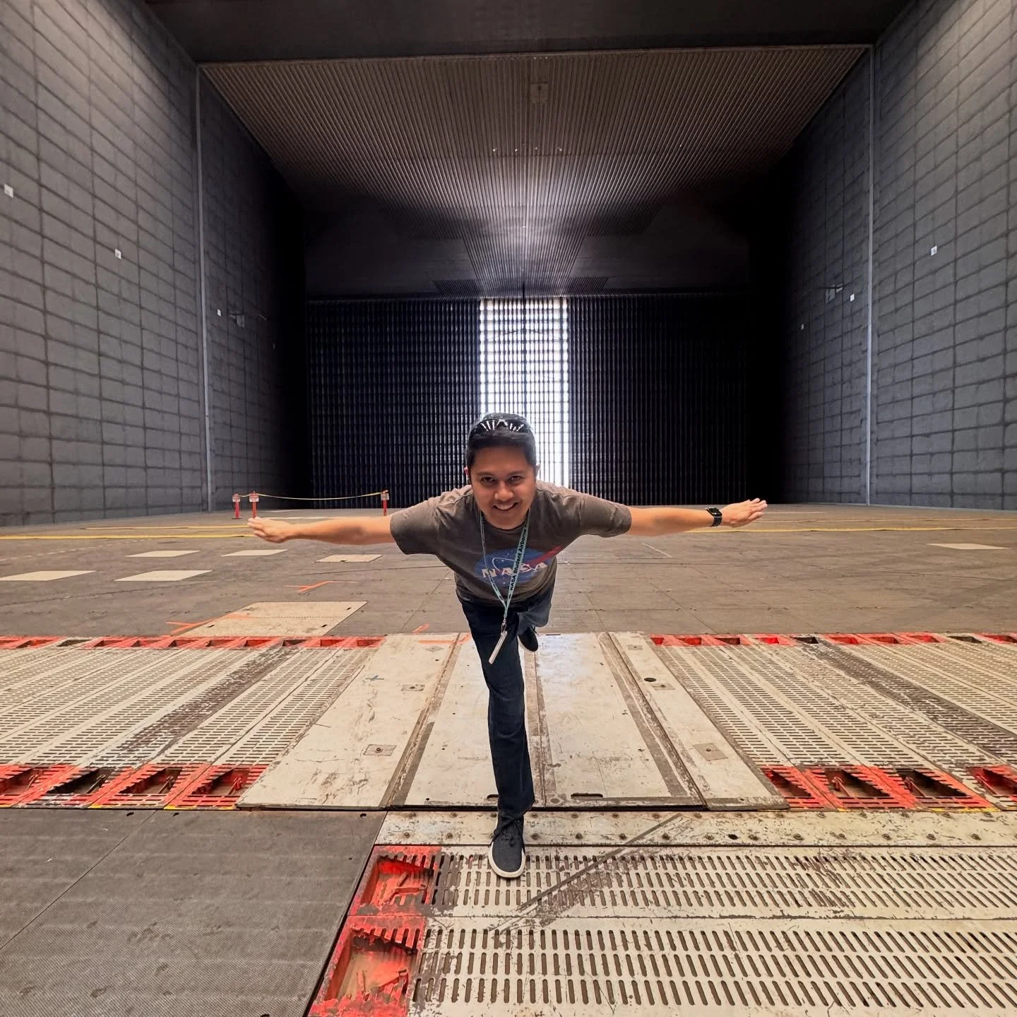 Chillin in the largest wind tunnel facility in the world, nbd