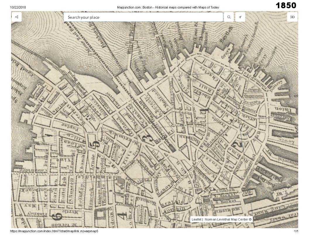 1850 historic map traces the development of cutillo park and morton street area