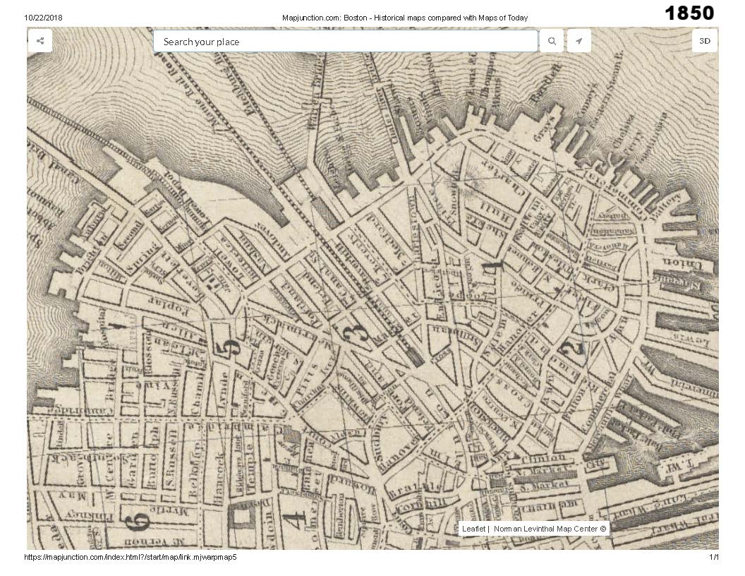 1850 historic map traces the development of cutillo park and morton street area