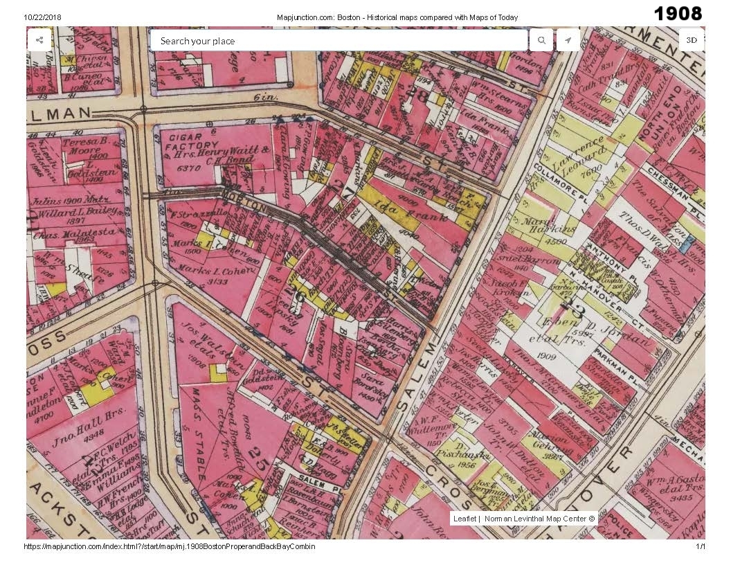 1908 historic map traces the development of cutillo park and morton street area