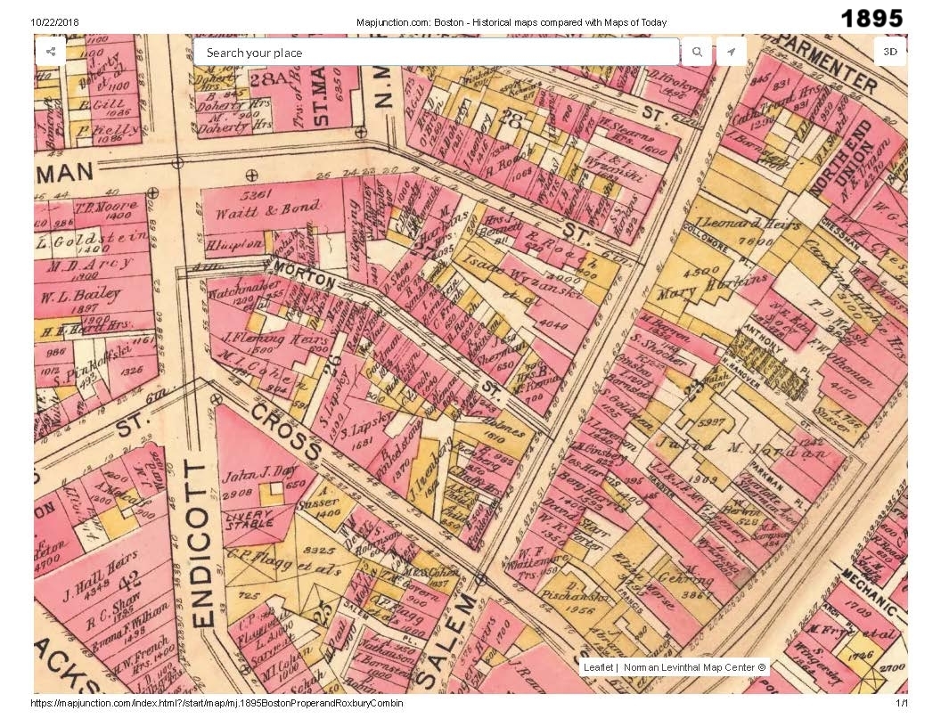 1895 historic map traces the development of cutillo park and morton street area