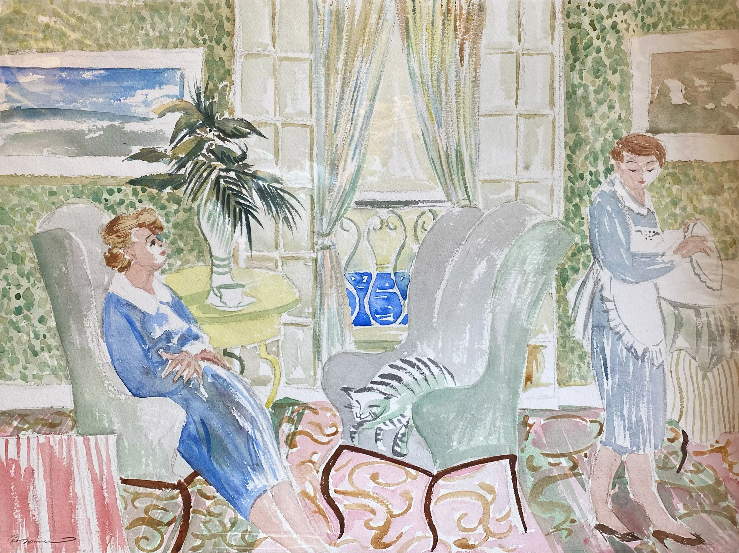 Sitting with Kitty 800$ 29x23.jpg