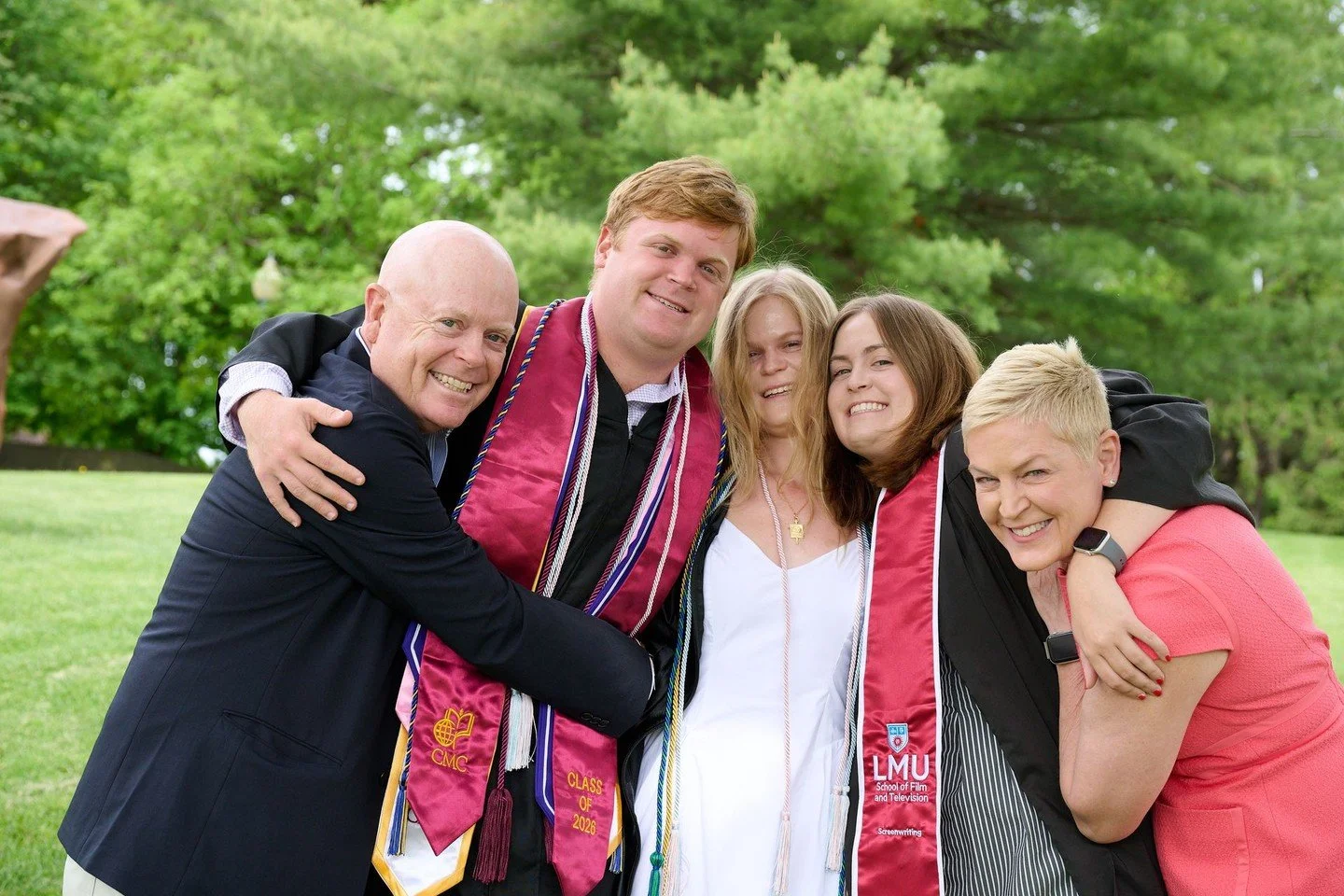 Here is the whole family at the Middlebury College graduation this past weekend. The parents are so proud of all 3 of their kids graduating within a week of each other, 2 of them within hours of each other. It was such a special time.

#middleburycol