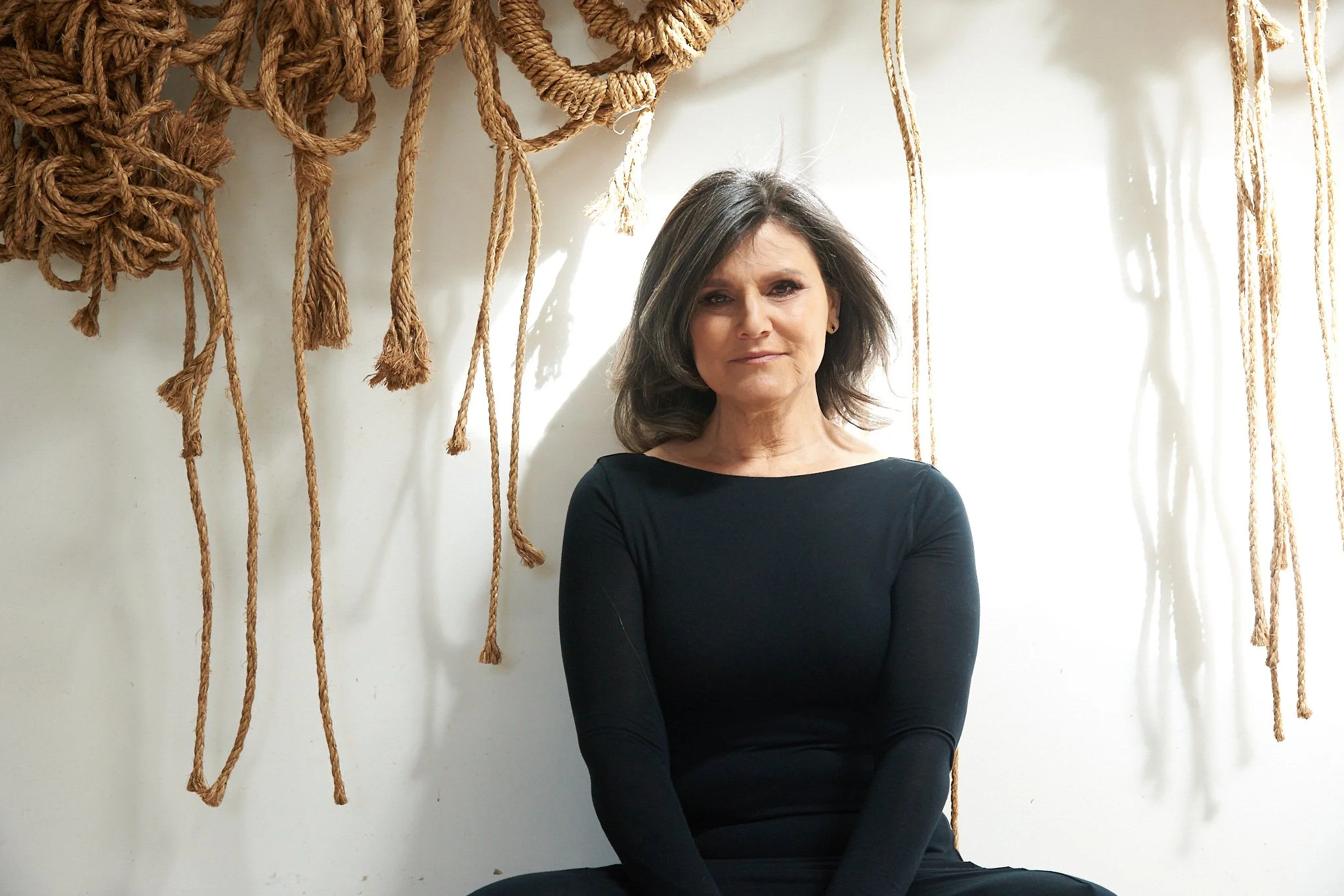 Portrait of artist in Easton, CT by brand photographer Pamela Einarsen. 