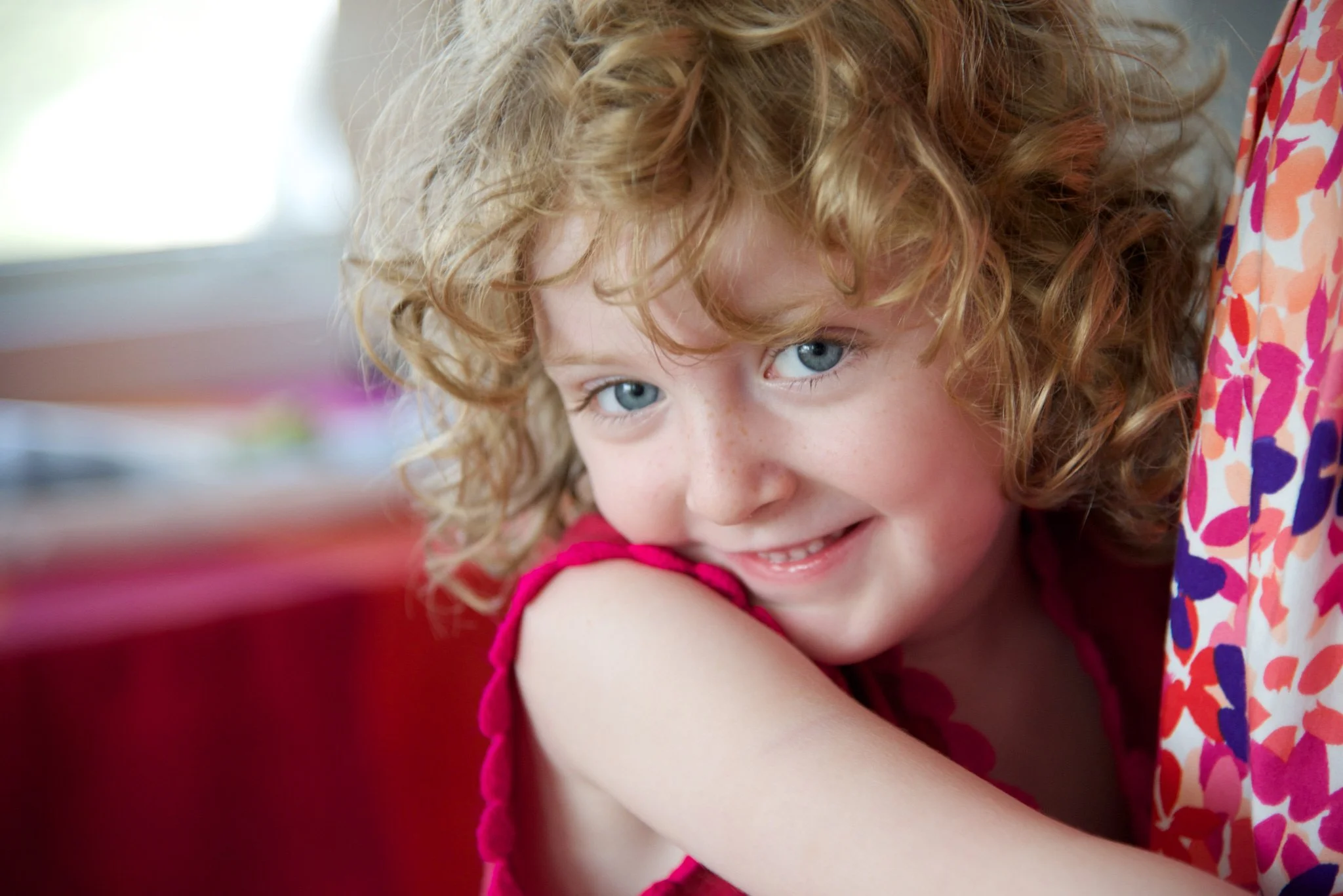Portrait of young girl on Fire Island, NY with destination photographer Pamela Einarsen.