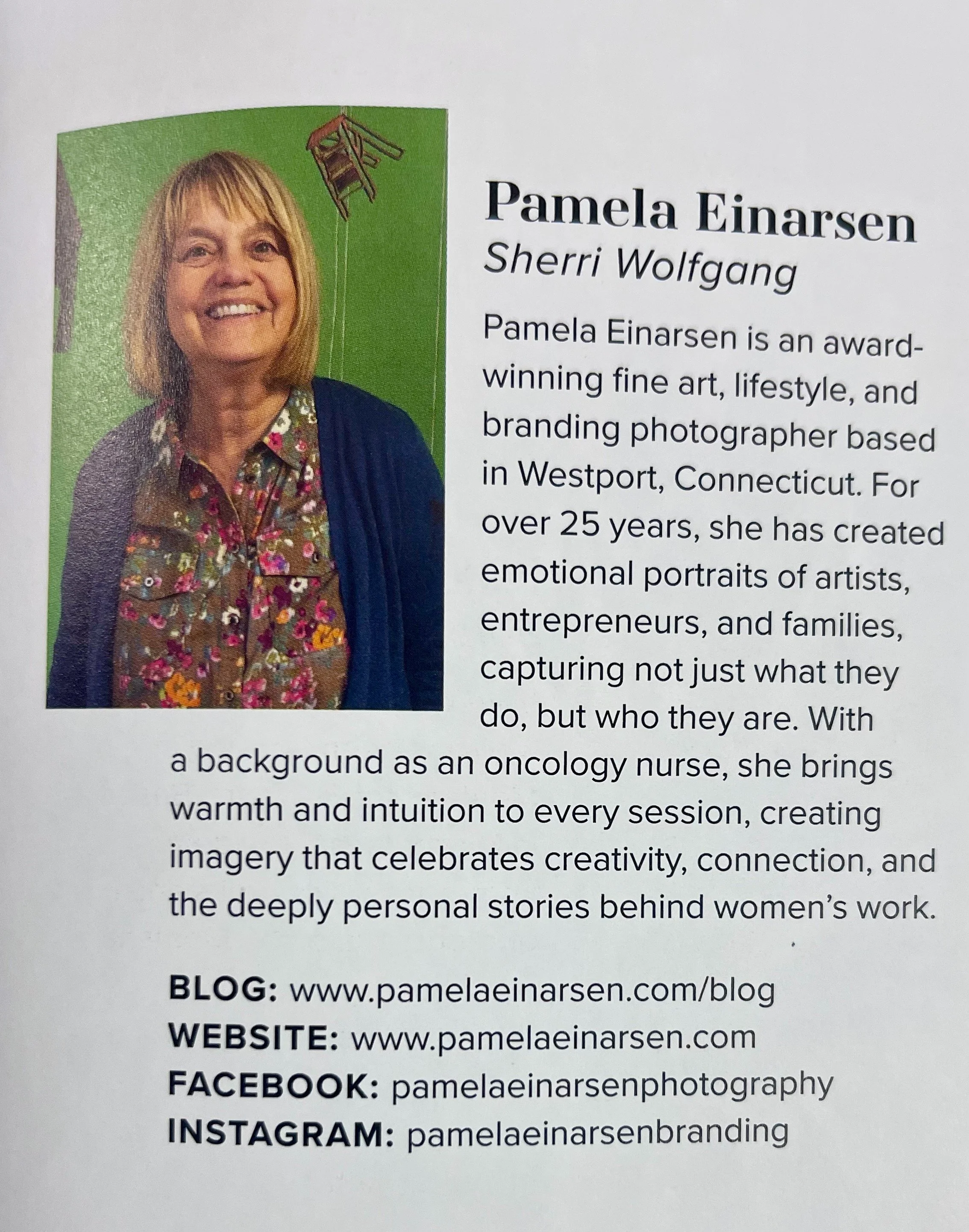 Headshot of branding photographer Pamela Einarsen