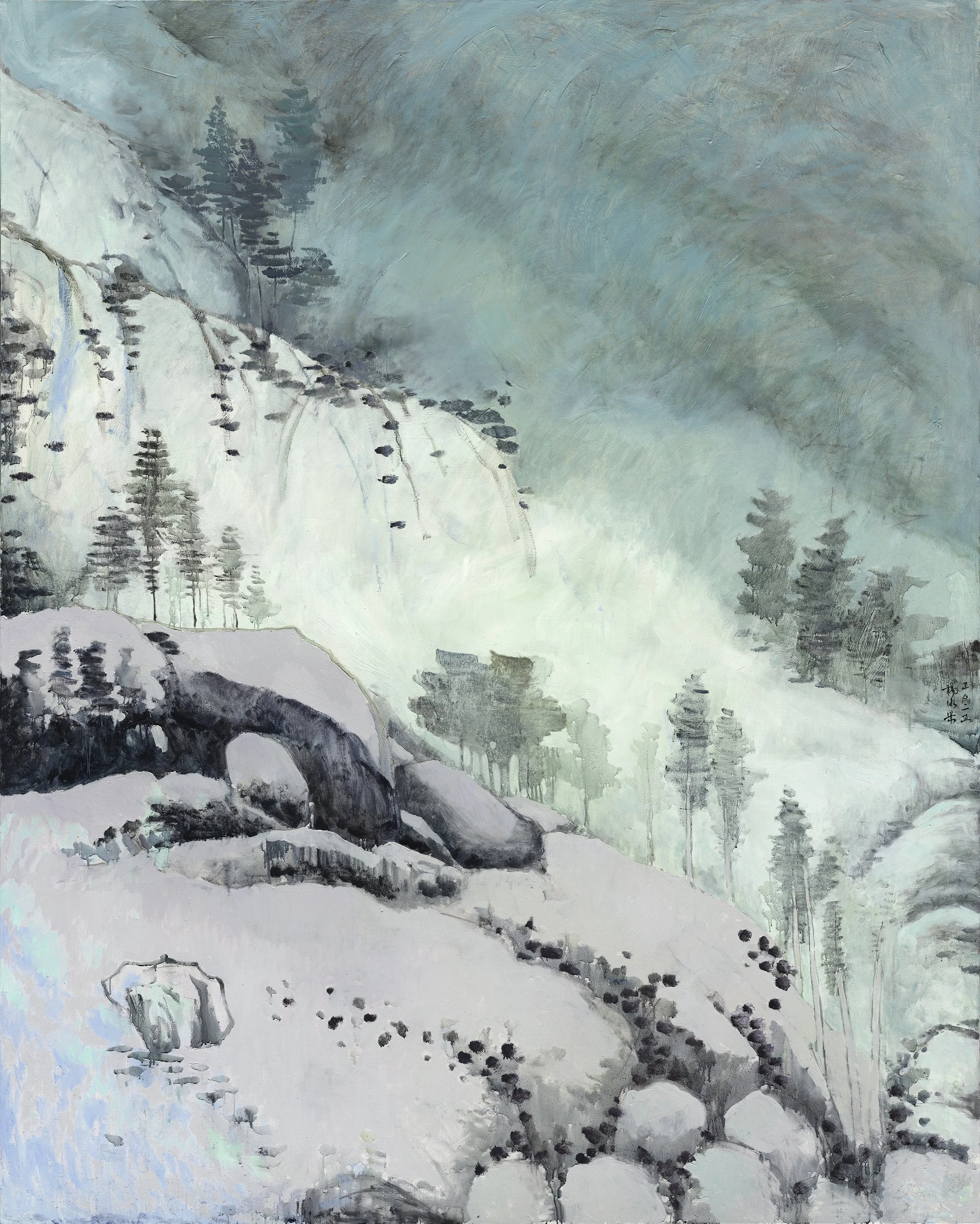 Celadon Snow  / 天青初雪