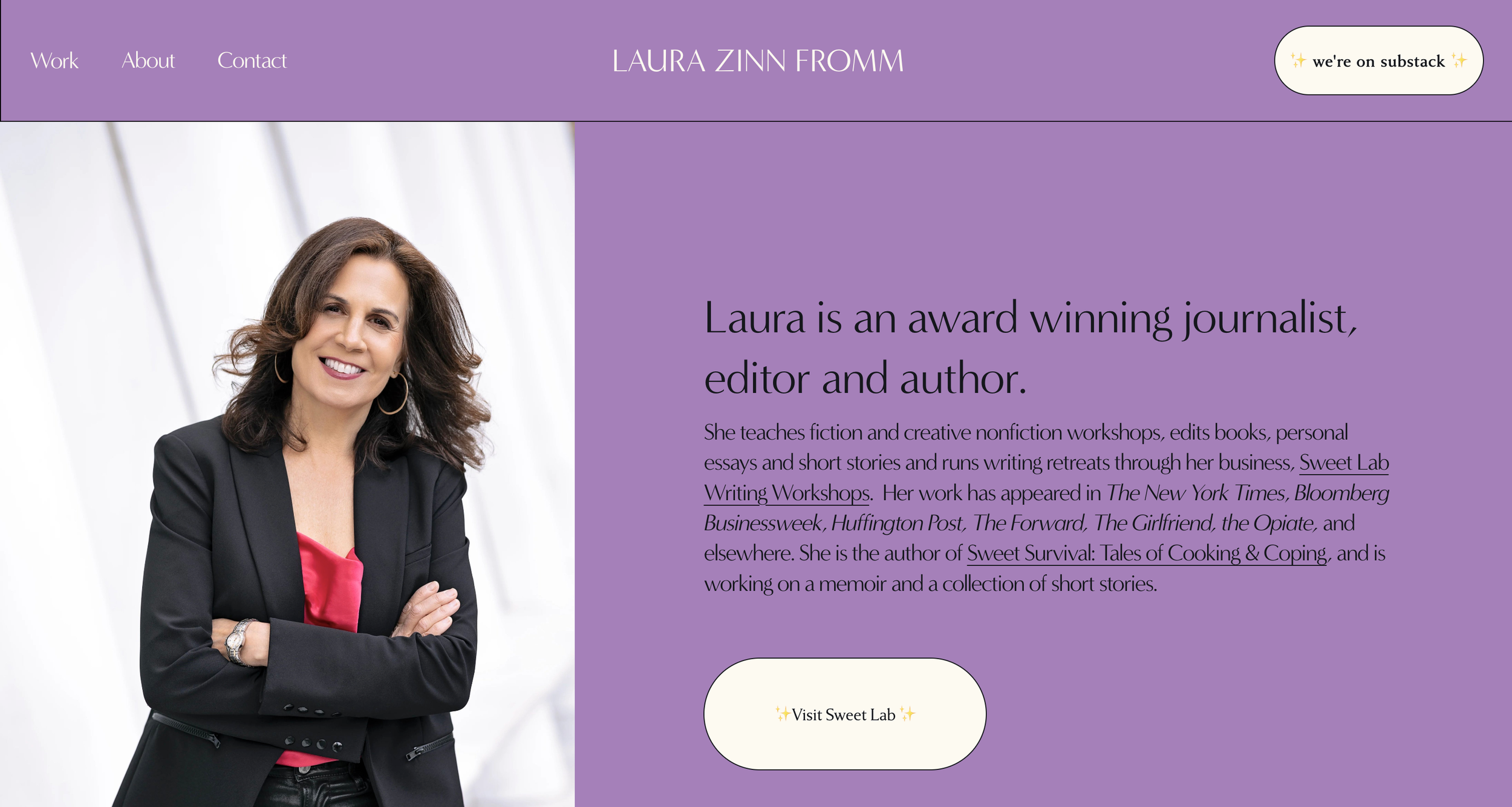 Author, Editor and Writing Coach Laura Zinn Fromm