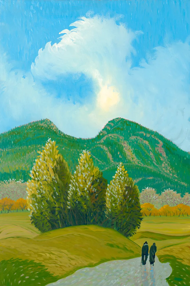 Sun Behind the Clouds (20x30)