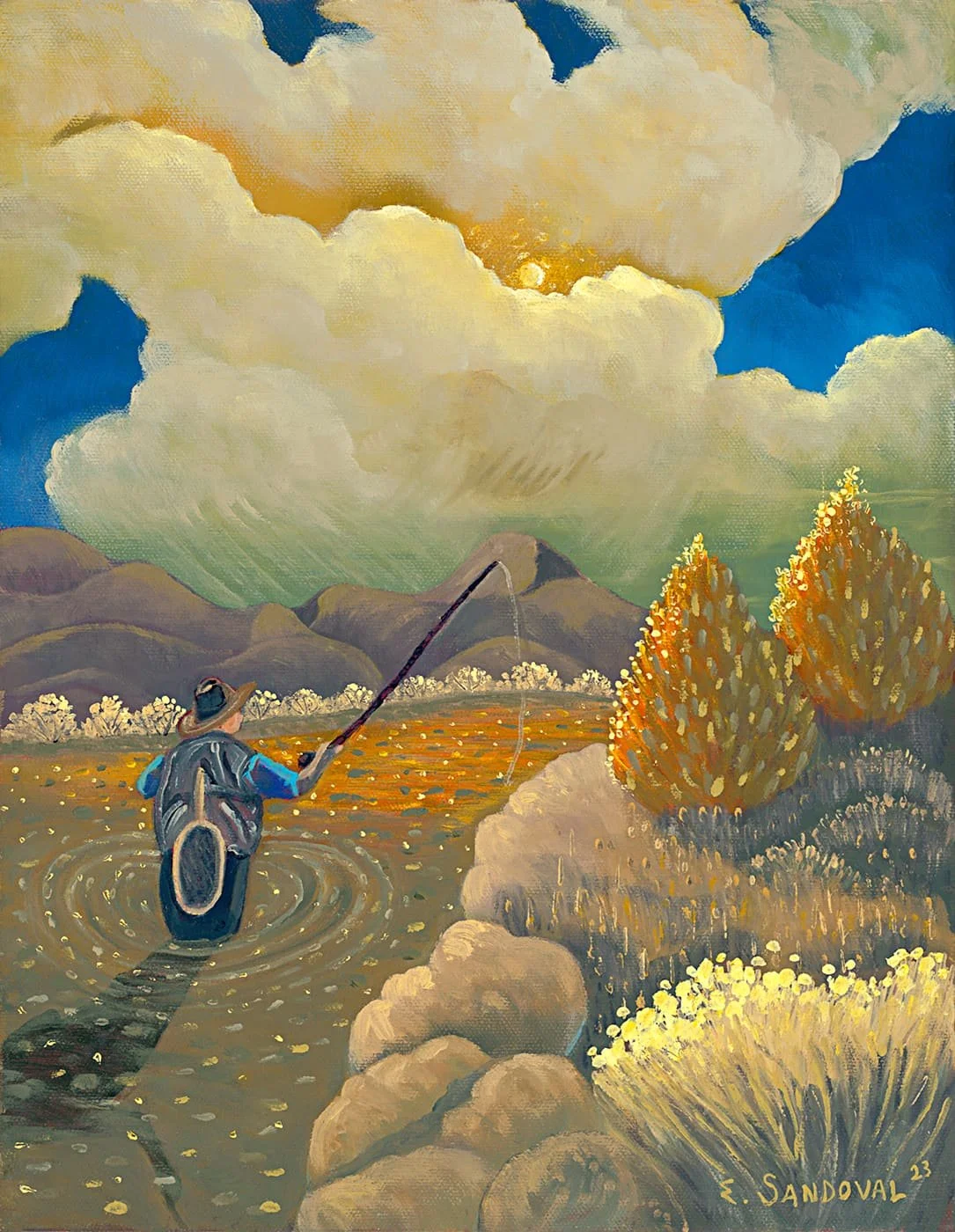 The Fly Fisherman (11x14)