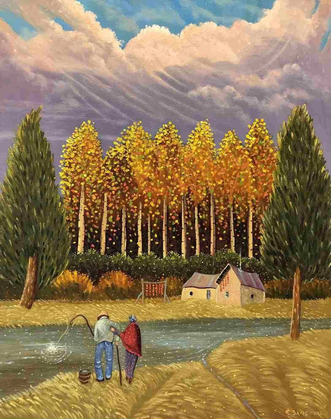 Embraced by the Woods (24x30)