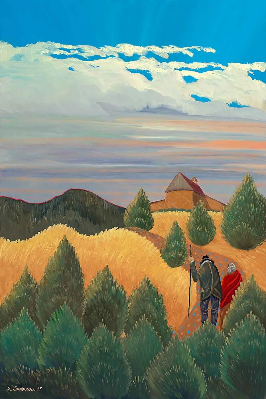 Footsteps toward Home (24x36)