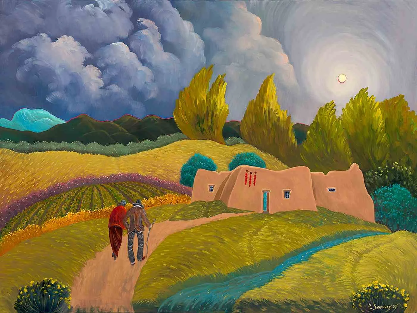 Monsoons on the Horizon (36x48)