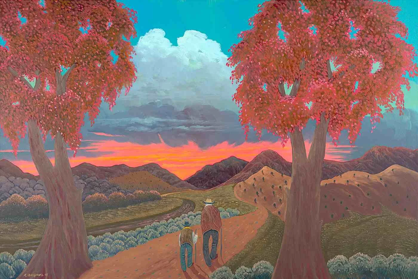 Blessings along the Rio Grande (40x60)