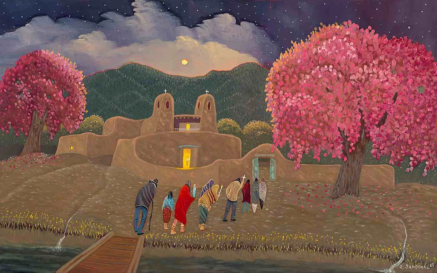 Holy Week at Old Chimayo (20x32)