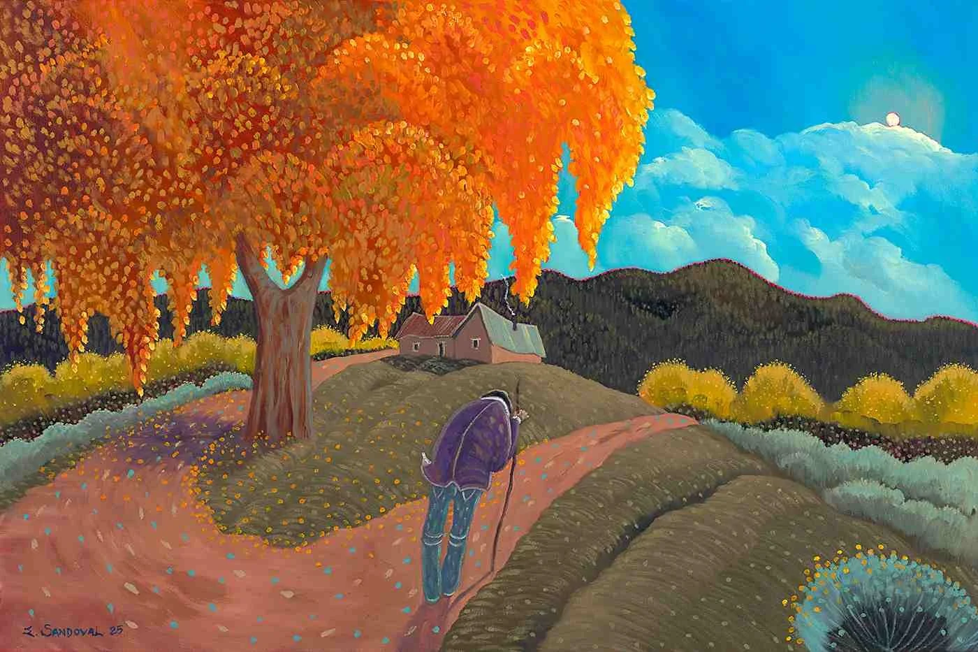 Autumn's Golden Grace (24x36)