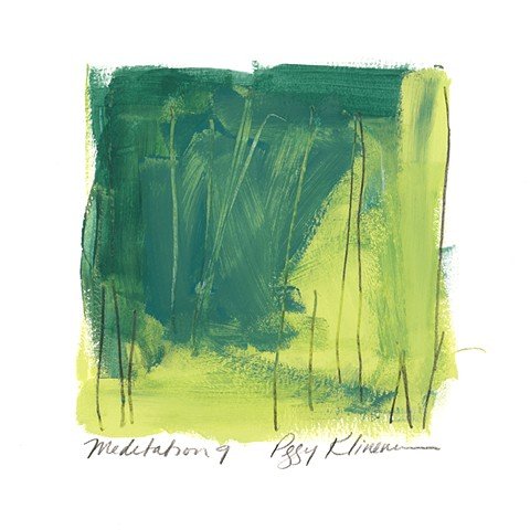 MEDITATION 9
Gouache and Graphite on Paper
9 x 9 inches