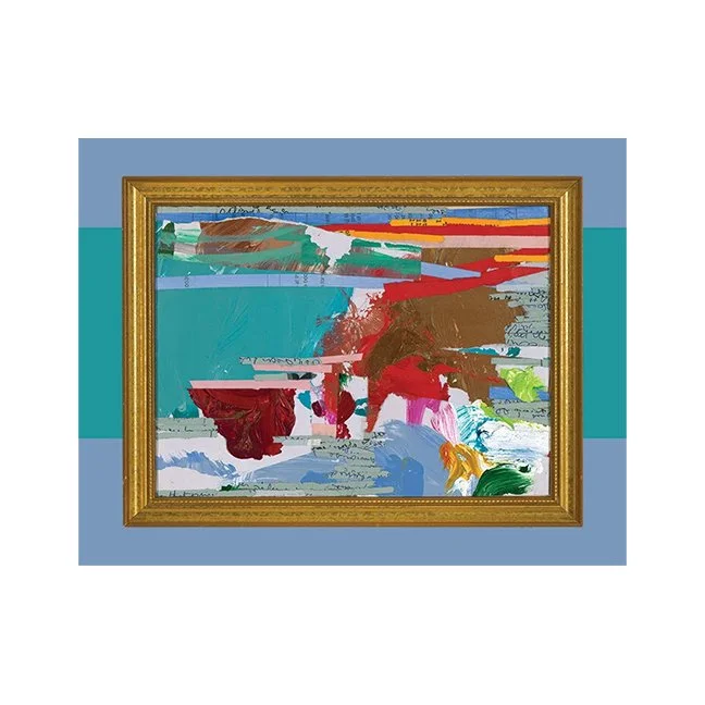 Blue as the Ocean Collage