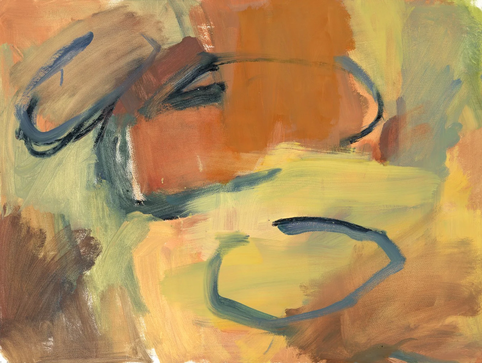 AUTUMN
Oil Paint and Oil Sticks on Paper
22 x 32 inches