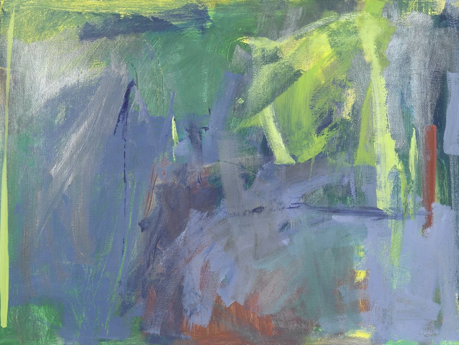 RAINY DAY IN MAY
Acrylic on Paper
22 x 30 inches