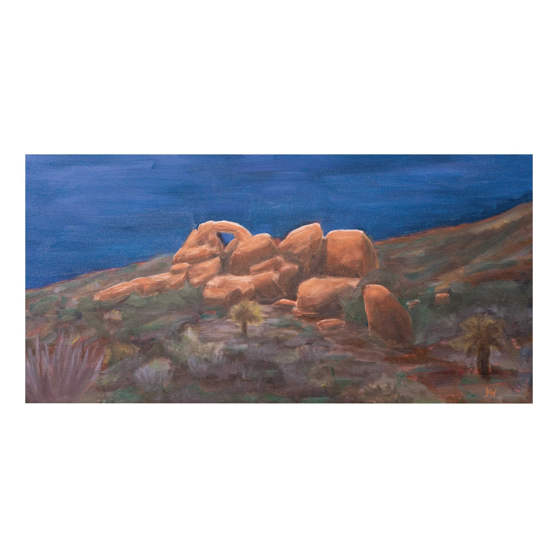 Full Moon Midnight - Giclee PRINT | 7" x 12"
