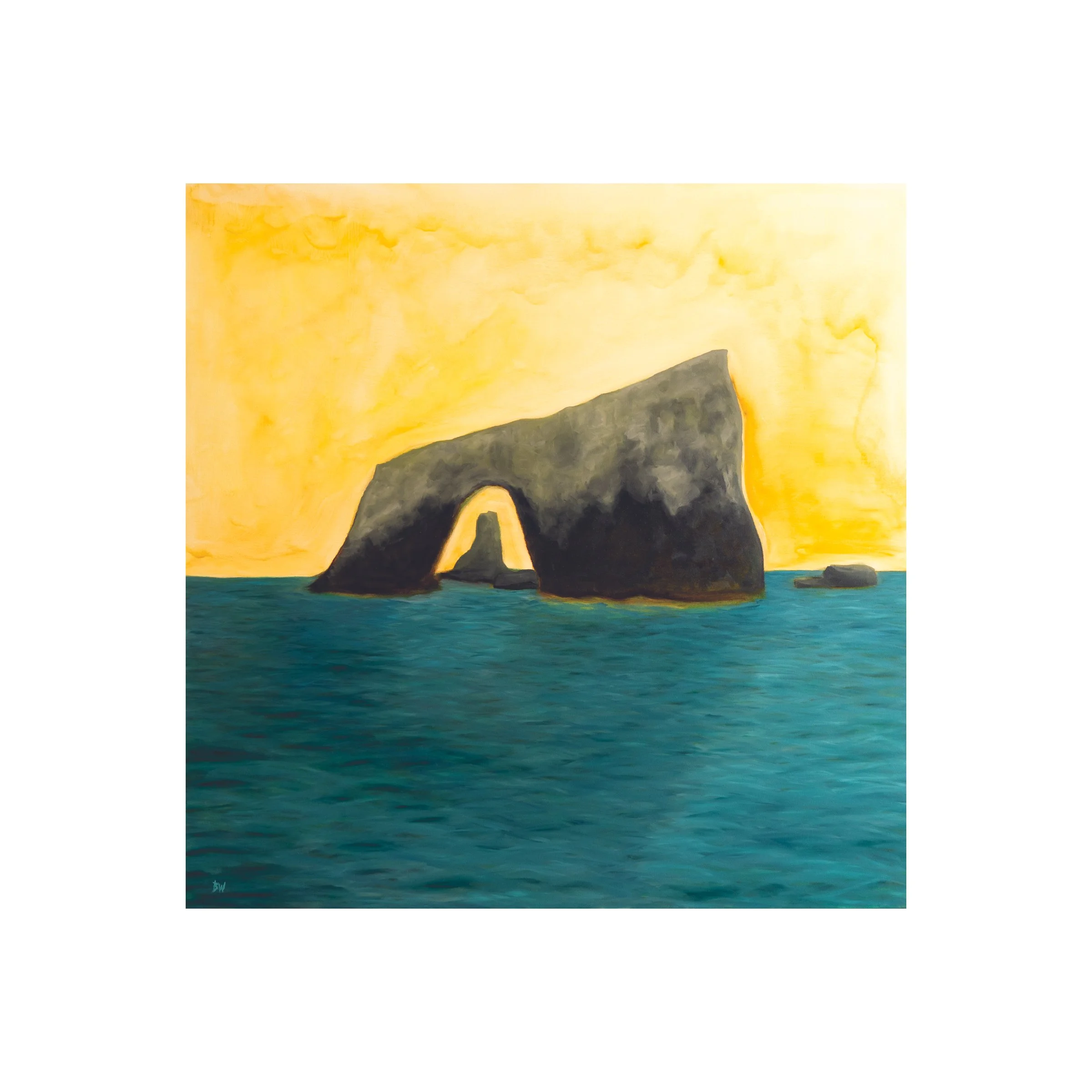 Portrait of Anacapa PRINT | 8" x 8"