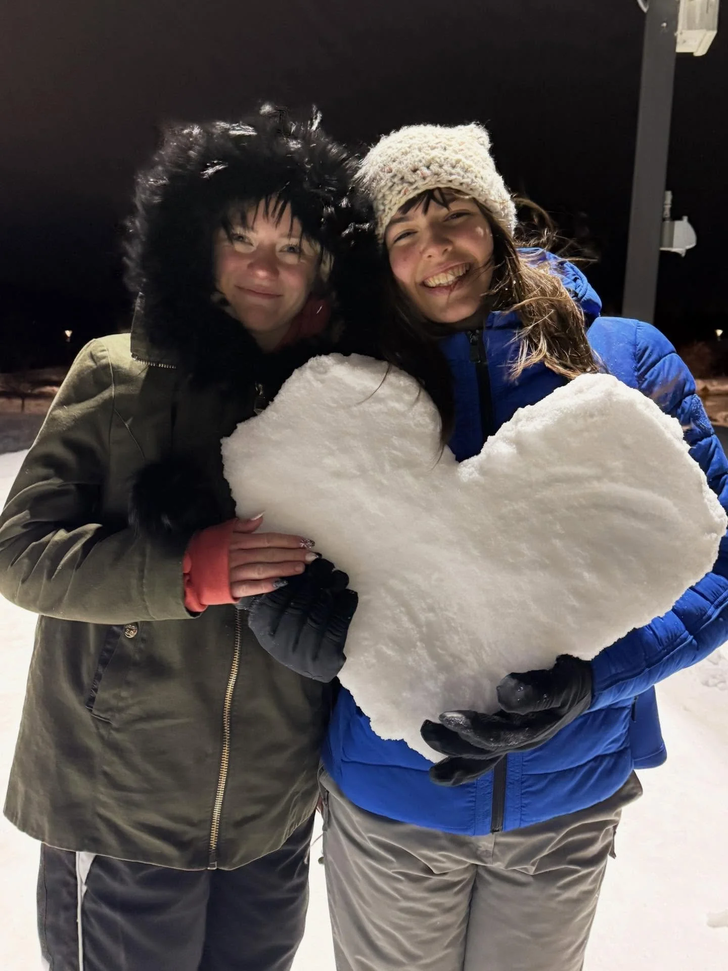 What choir kids do on a snow day! ❄️ 🛷 ⛄️