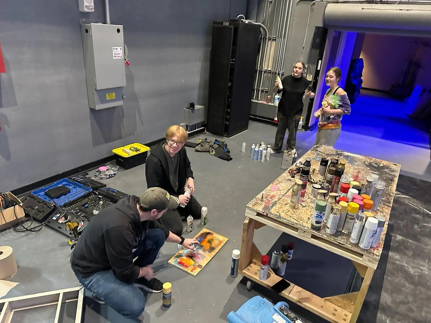 It truly takes a village ❤️❄️

We&rsquo;re so thankful for our set build team and the student and parent volunteers who make this possible. Every cast member&mdash;onstage and off&mdash;logs tech hours across departments, helping our entire cast and 