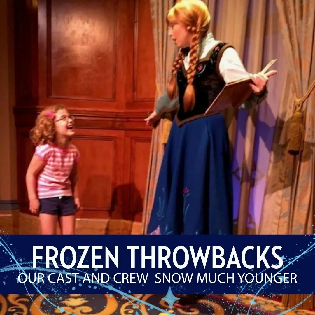 ❄️ Frozen Throwbacks ❄️
Our Cast &amp; Crew &mdash; Snow Much Younger ☃️✨

The excitement on her face meeting Anna says it all 💙❄️
Any guesses which member of our Frozen cast or crew this moment belongs to today? 👀✨

🎟️ https://brightonmusical.com