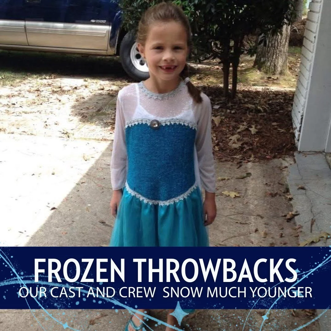 ❄️ Frozen Throwbacks ❄️
Our Cast &amp; Crew &mdash; Snow Much Younger ☃️✨

Elsa is here 👑❄️
Now the big question&hellip; who is she today? 👀✨

🎟️ https://brightonmusical.com/
🎭 Frozen: March 13&ndash;15 &amp; 20&ndash;22