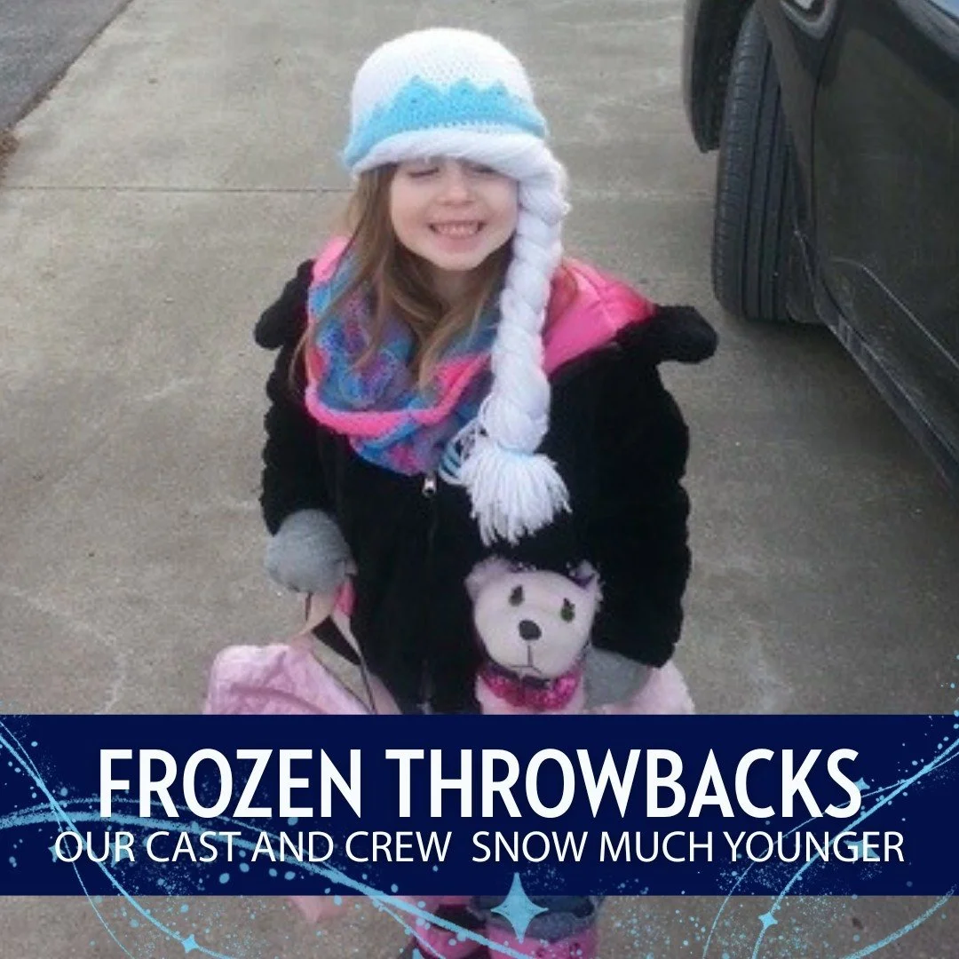 ❄️ Frozen Throwbacks ❄️
Our Cast &amp; Crew &mdash; Snow Much Younger ☃️✨

It&rsquo;s official&mdash;Elsa is by far the most popular choice 👑❄️
Can you guess which member of our Frozen cast or crew this little Elsa grew up to be? 👀✨

🎟️ https://br