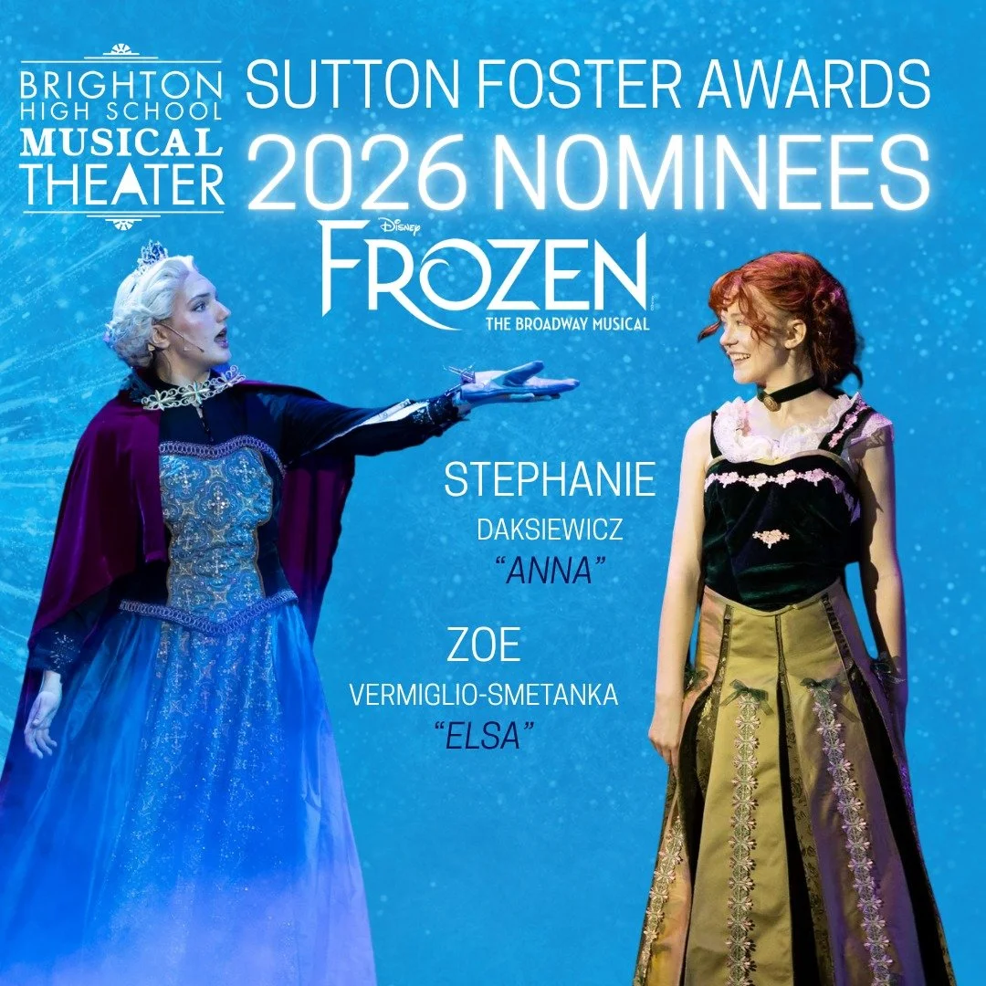A huge congratulations to Stephanie and Zoe on their 2026 Sutton Foster nominations! ❄️✨

Their performances as Anna and Elsa were truly something special, and this recognition is so well deserved.

They&rsquo;ll be representing us at the Wharton Cen