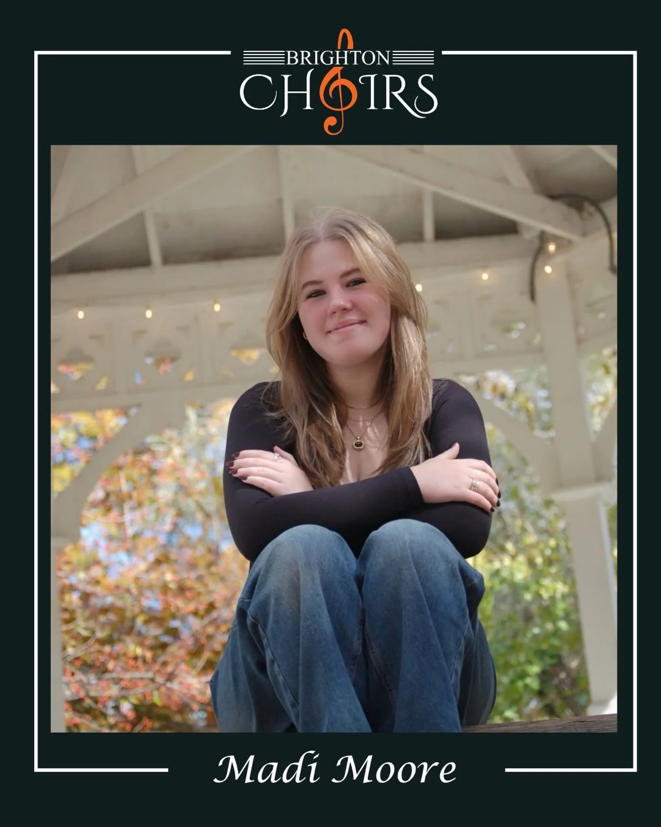 🎓Senior Spotlight: Madi Moore 

Plans after graduation: Go to CMU and Major in Filmmaking and Directing 

Why I joined choir: Because I enjoy singing choral pieces and to connect with people who also enjoy singing. 

Favorite choir moment: The New Y