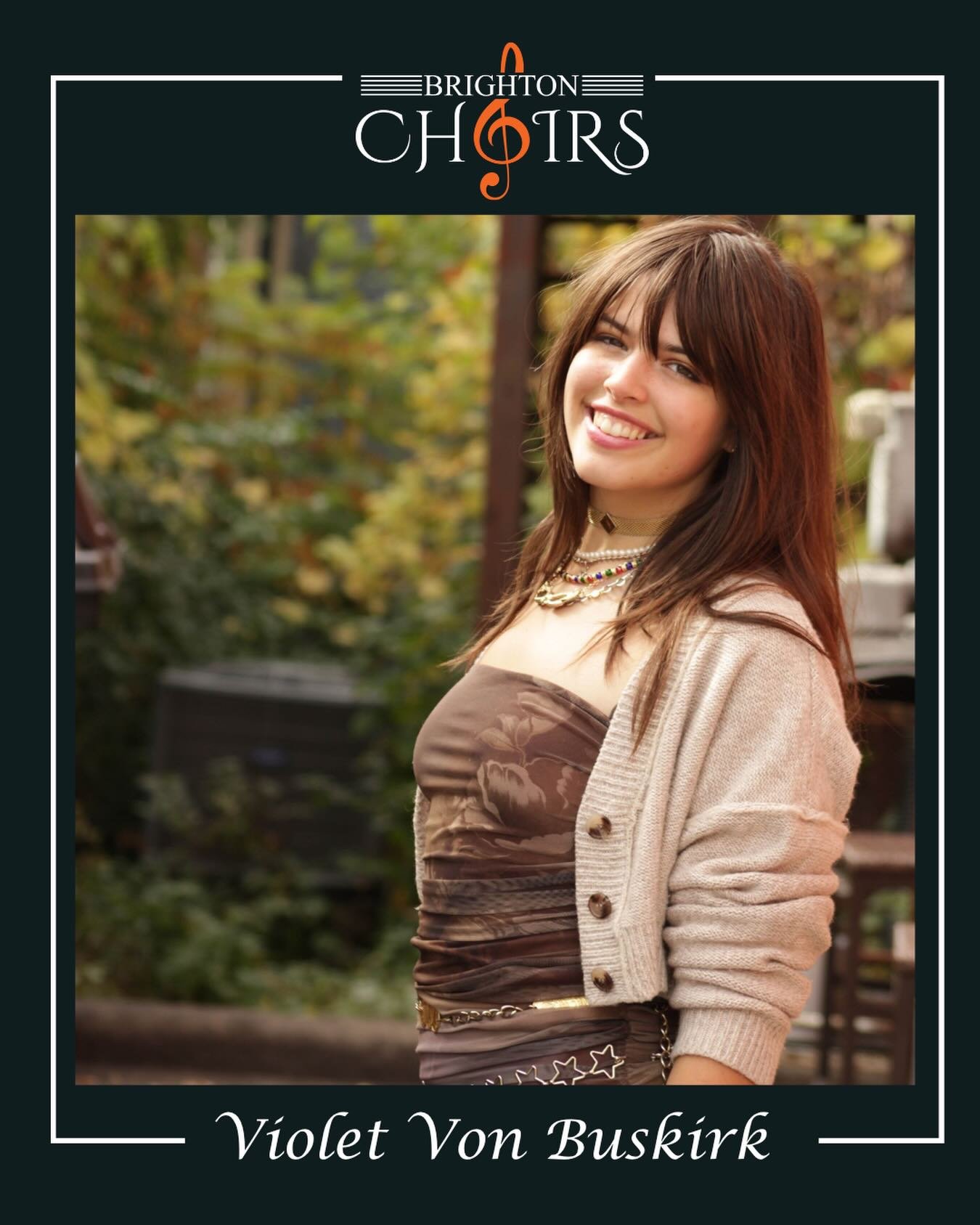 🎓Senior Spotlight: Violet Von Buskirk

Plans after graduation: Continue to record and perform music, and major in Vocal Performance at Wayne State University

Why I joined choir: To have a place to express my passion for singing and be a part of the