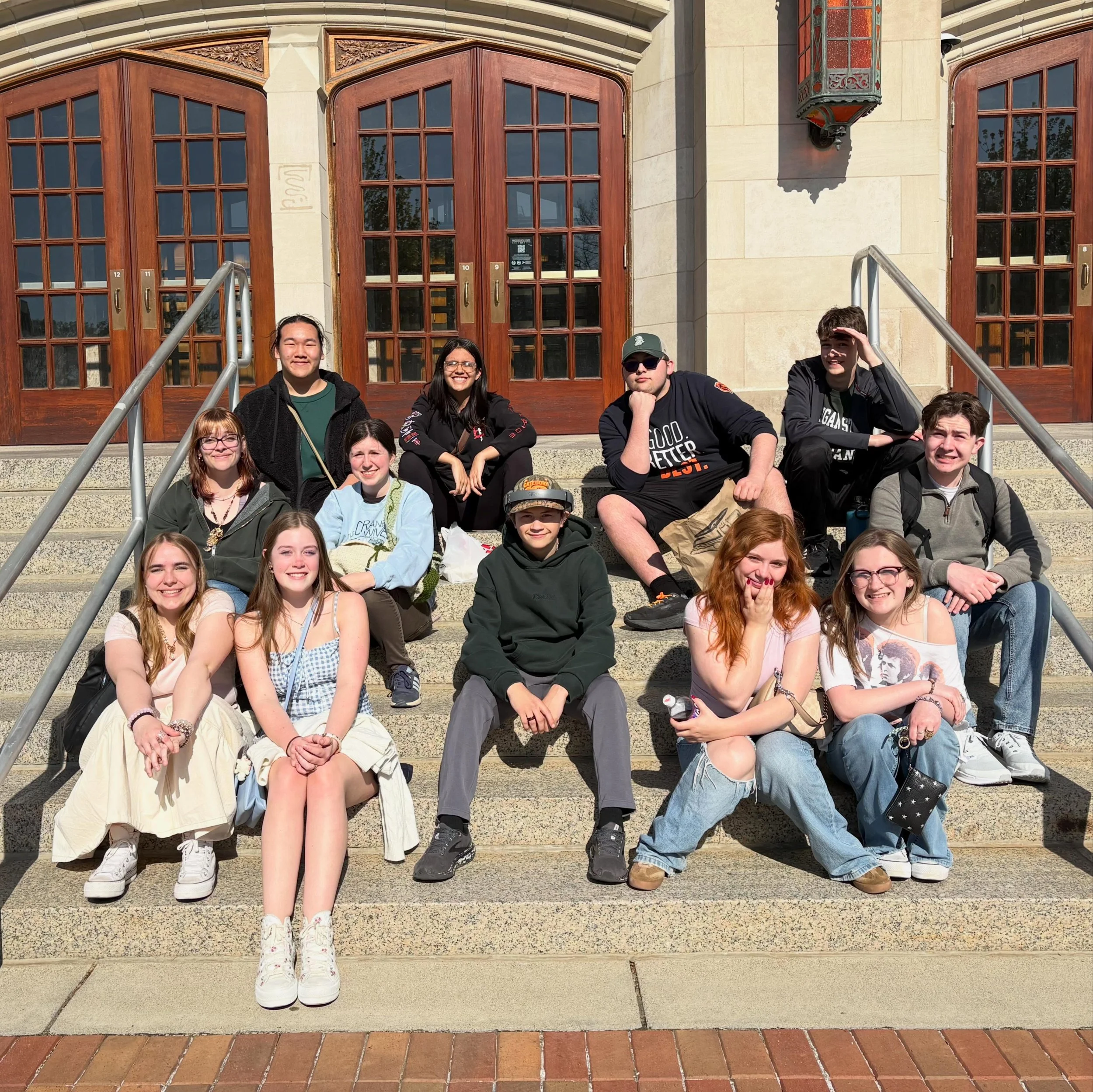 BHS Choir students traveled to MSU to watch @msvmasings All-State Solo &amp; Ensemble competitors on May 8. The following day, Noah Reams performed a solo representing Brighton in this prestigious competition. #fieldtrip