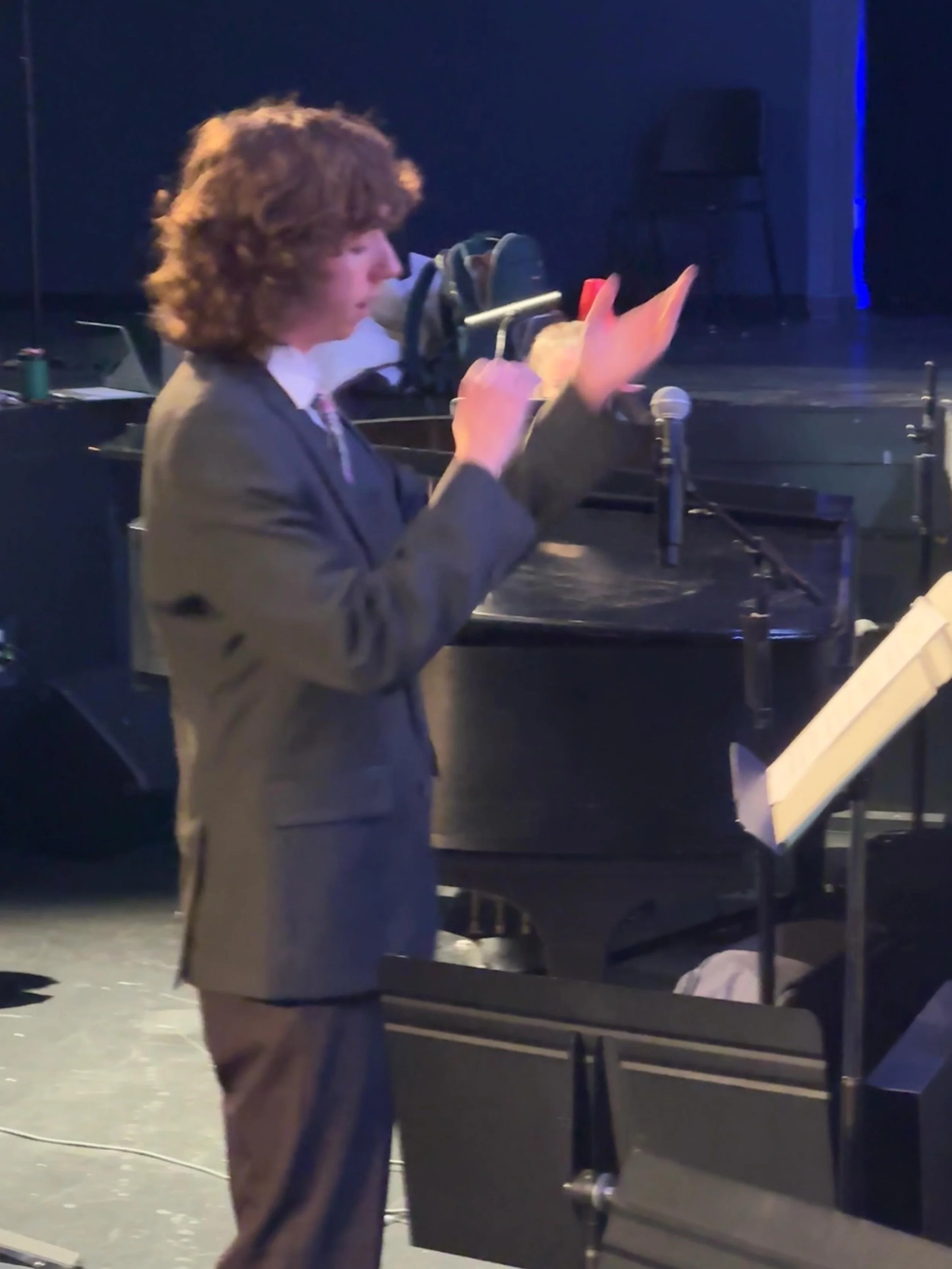 BHS Senior Noah Reams, who plans to study Music Education at OU, gained experience as the Cadet Teacher for BHS Chorale under Mr. Phil Johnson. 

Noah helped lead warmups, sightreading, theory, sectionals, and conducted &ldquo;Dawn&rdquo; at the Spri