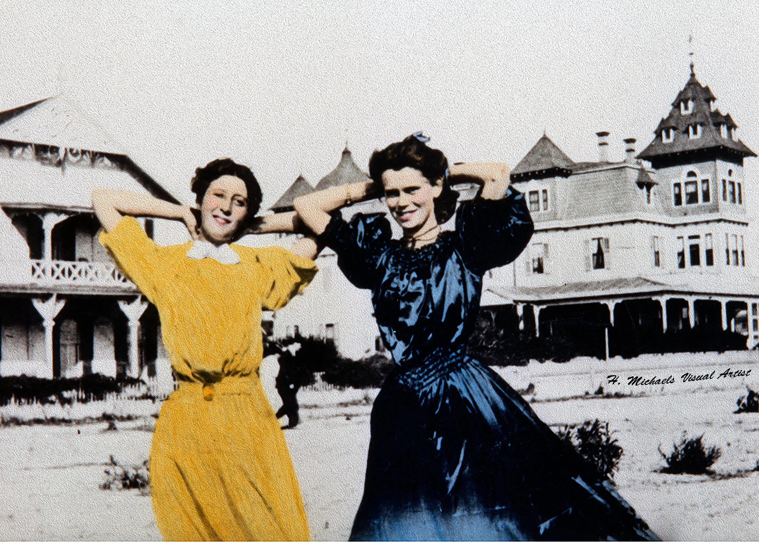 Friends Posing (No Matt) Cape May Point NJ, Ca. 1905
