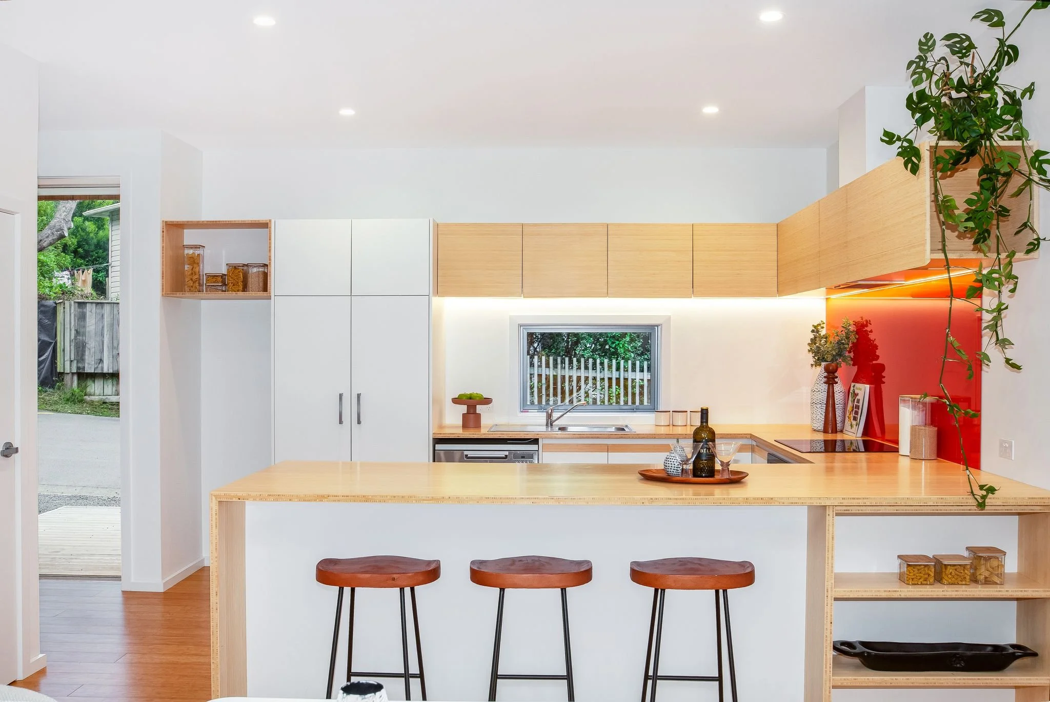 The open plan design makes entertaining fun.