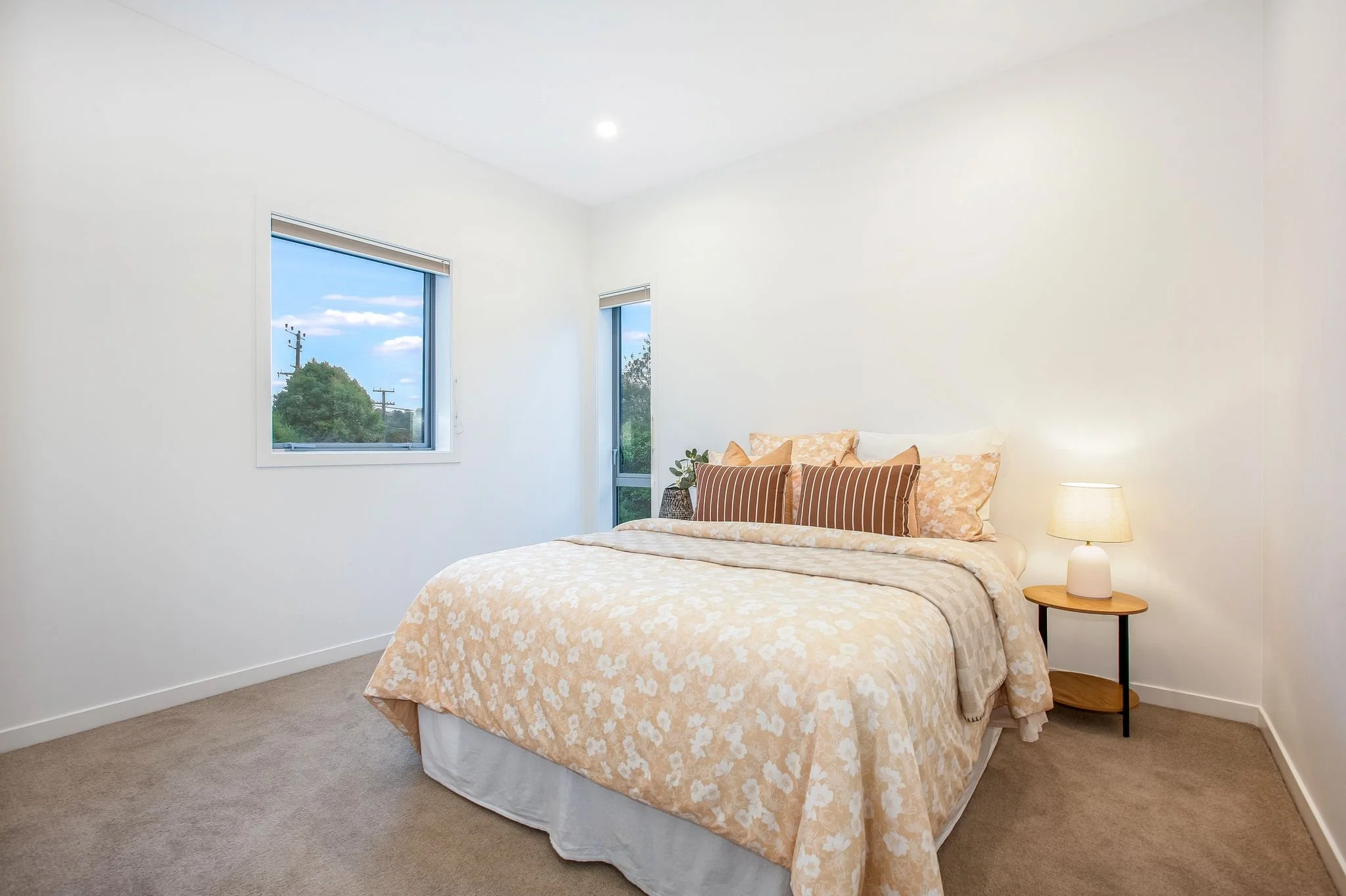 The 2nd bedroom is very comfortable with a built in wardrobe.